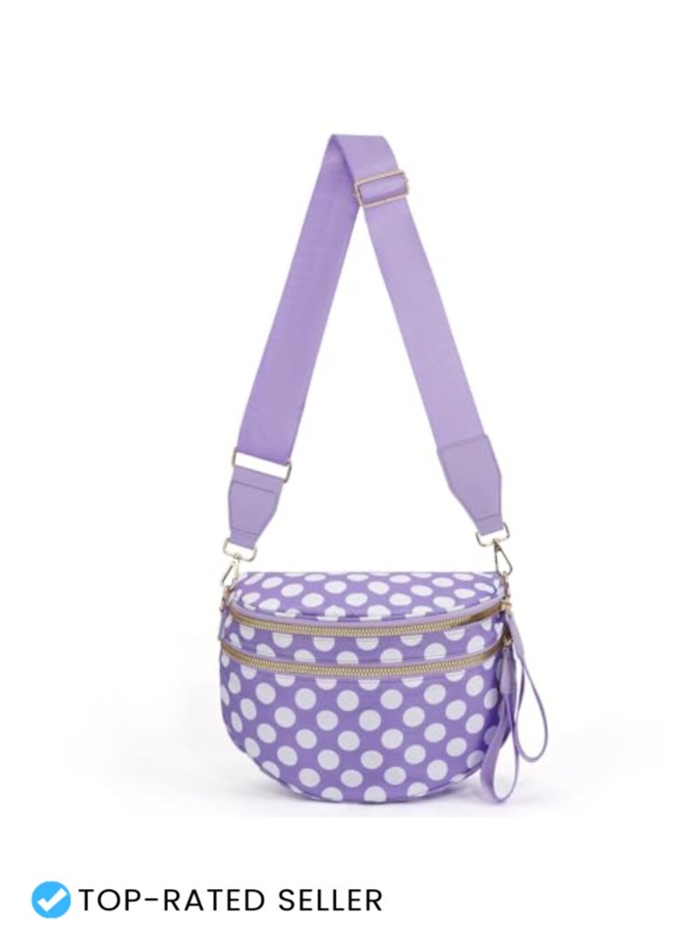 Nylon Checkered Crossbody Bum Bag Fanny Pack Adjustable Strap